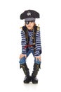 Grinning little boy pirate Royalty Free Stock Photo