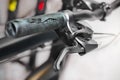 Grip of bicycle handle bar Royalty Free Stock Photo