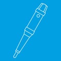 Grip of tattoo machine icon outline
