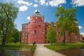 Gripsholm castle view in Sweden Royalty Free Stock Photo