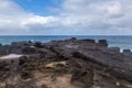 Gris Gris Beach coast of Mauritius Royalty Free Stock Photo