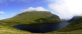 Grisedale Tarn and Helvellyn Royalty Free Stock Photo