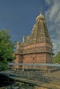 Grishneshwar temple-Stone wall and stapes Verul