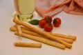 Grissini italians snack tomato oil