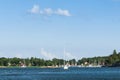 Grisslehamn marina Roslagen Sweden Royalty Free Stock Photo