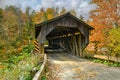 Grist Mill Covered Bridge - Vermont Royalty Free Stock Photo