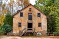 Grist mill at Historic Batsto Village is located in Wharton State Forest in Southern New Jersey. United States. Royalty Free Stock Photo