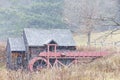 grist mill near Guilhall, Vermont, USA Royalty Free Stock Photo