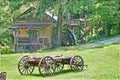 Gristmill & Wagon Royalty Free Stock Photo