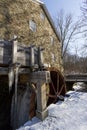 Gristmill water wheel Royalty Free Stock Photo