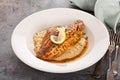 Grits with fried fish Royalty Free Stock Photo