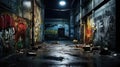 gritty grunge industrial background