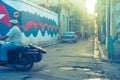 Gritty image back street in Havana Royalty Free Stock Photo