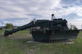 FORT LEONARD WOOD, MO-APRIL 29, 2018: Grizzly Combat Mobility Vehicle MK-19 MAG
