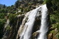 Grizzly waterfall in Sequoia and Kings Canyon National Park, California Royalty Free Stock Photo