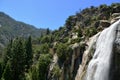 Grizzly waterfall in Sequoia and Kings Canyon National Park, California Royalty Free Stock Photo