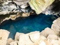 Grjotagja Hot Spring Cave near Mytavn Area in Iceland