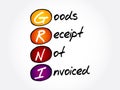 GRNI - Goods Receipt Not Invoiced acronym