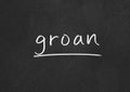 Groan