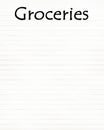 Groceries Royalty Free Stock Photo