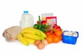 Groceries or basic food package Royalty Free Stock Photo