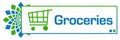 Groceries Green Blue Circular Bar