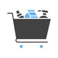 Groceries icon vector image.