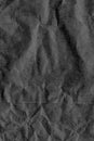 Grocery Bag Coarse Grain Black Kraft Paper Crushed Crumpled Mottled Grunge Texture Detail Royalty Free Stock Photo