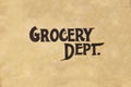 Grocery Dept. Royalty Free Stock Photo