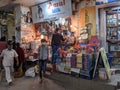 A grocery shop is selling various commodities