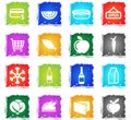 Grocery simply icons