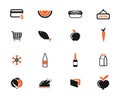 Grocery simply icons