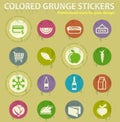 Grocery simply icons