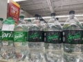 Grocery store Black Panther movie branded Sprite 2 liter drinks Royalty Free Stock Photo