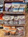 Grocery store Durhams pecans bag flavors variety