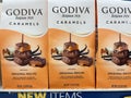 Grocery store Godiva caramels new item