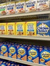Grocery store Nabisco snack cracker display