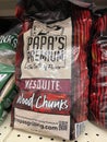 Grocery store Papas premium charcoal chips Royalty Free Stock Photo