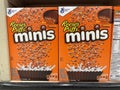 Grocery store Reeses cereal minis Royalty Free Stock Photo