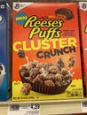 Grocery store Reeses Puffs clusters cereal Royalty Free Stock Photo
