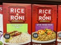 Grocery store Rice Roni dinner box Royalty Free Stock Photo