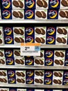 Grocery Store Shelves Stocked with Chocolate Moon Pies