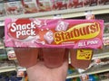 Grocery store snack pack pudding Starburst candy