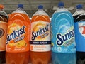 Grocery store Sunkist variety 2 liters Royalty Free Stock Photo