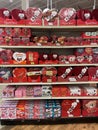 grocery store Valentines display candy and hearts