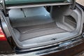 GRODNO, BELARUS - DECEMBER 2019: Audi A6 4G, C7 2.0 TDI 190 Hp 2016 facelift Clean, open empty transformated car trunk