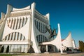 Grodno, Belarus. Grodno Regional Drama Theater In Sunny Autumn Day