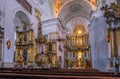 Grodno, Belarus - January 06, 2023: :: Altar of the Catholic Church. Roman Catholic Cathedral of St. Francis Xavier