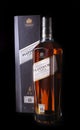 Grodno, Belarus, January 03, 2018 , Johnnie Walker Platinum label blended scotch whisky in exclusive gift box. Private