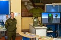 Grodno, Belarus - March 16, 2023: Portable electronic warfare system against UAV